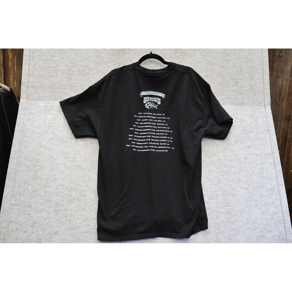 Gildan Sea Pickles 50th Anniversary Reunion Tour T-Shirt Mens XL Black 2021